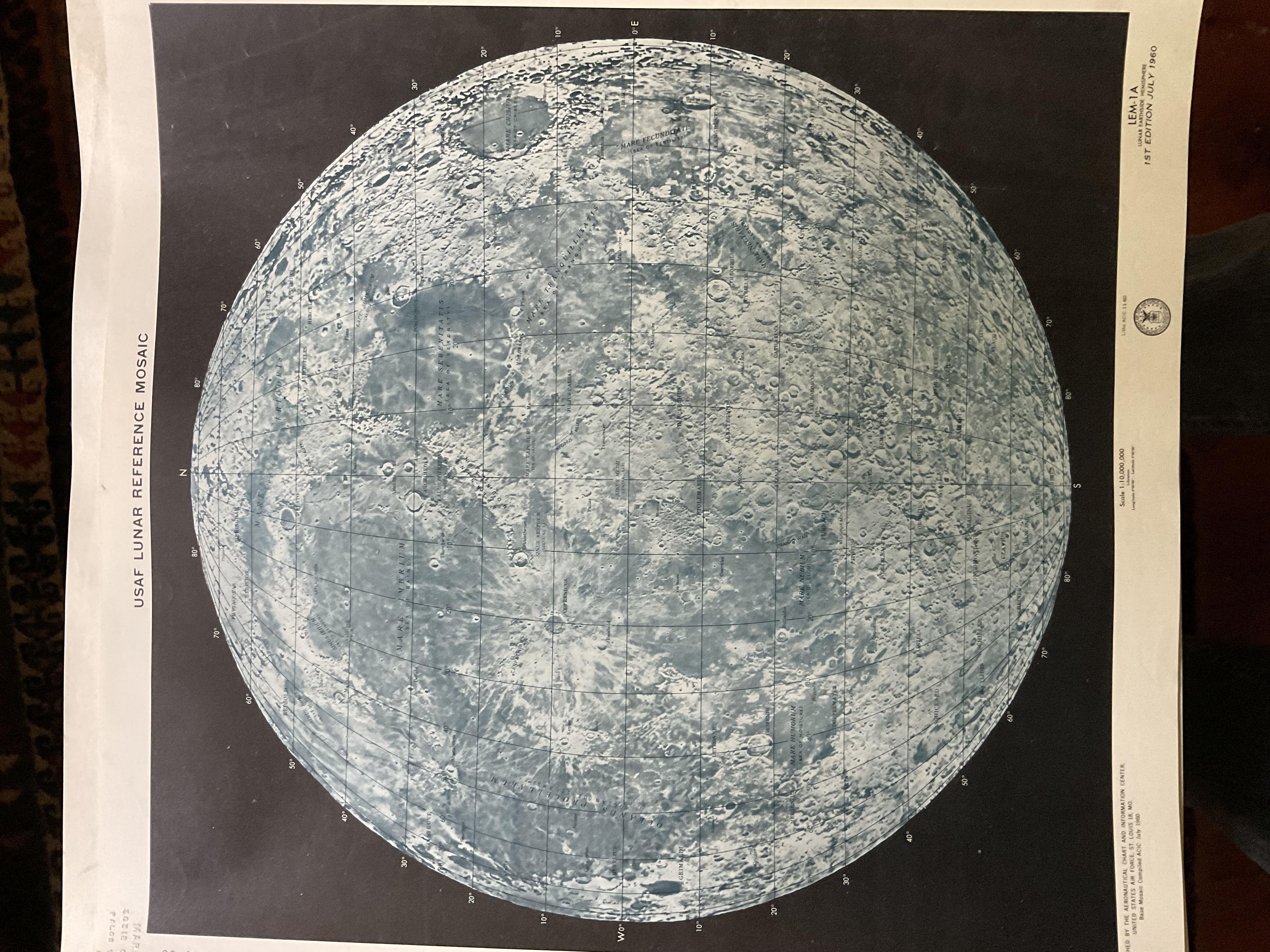 Lunar Chart LAC series First Edition